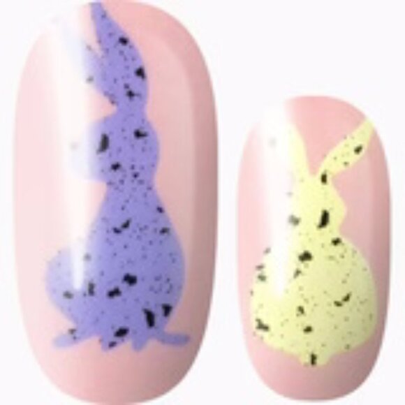 3 For 15 - LILY & FOX - NO BUNNY BUT YOU Nail Stickers Wraps Strips Pink Easter - Picture 1 of 10